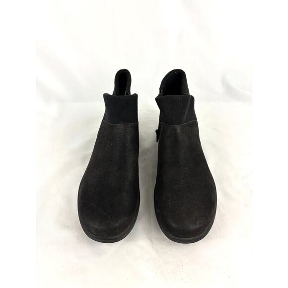 Clarks CloudSteppers Black Suede Ankle Boots Shoes - SILLIAN 2.0 RISE Size 8.5 - Picture 2 of 12